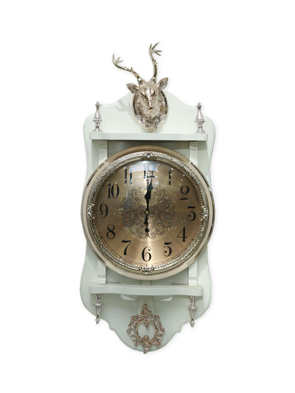 Markhor Brass Wall Clock